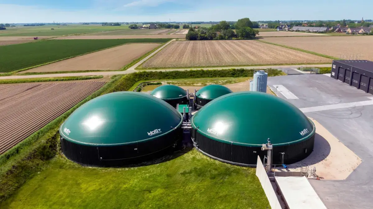 Planta de biometano con digestores anaeróbicos